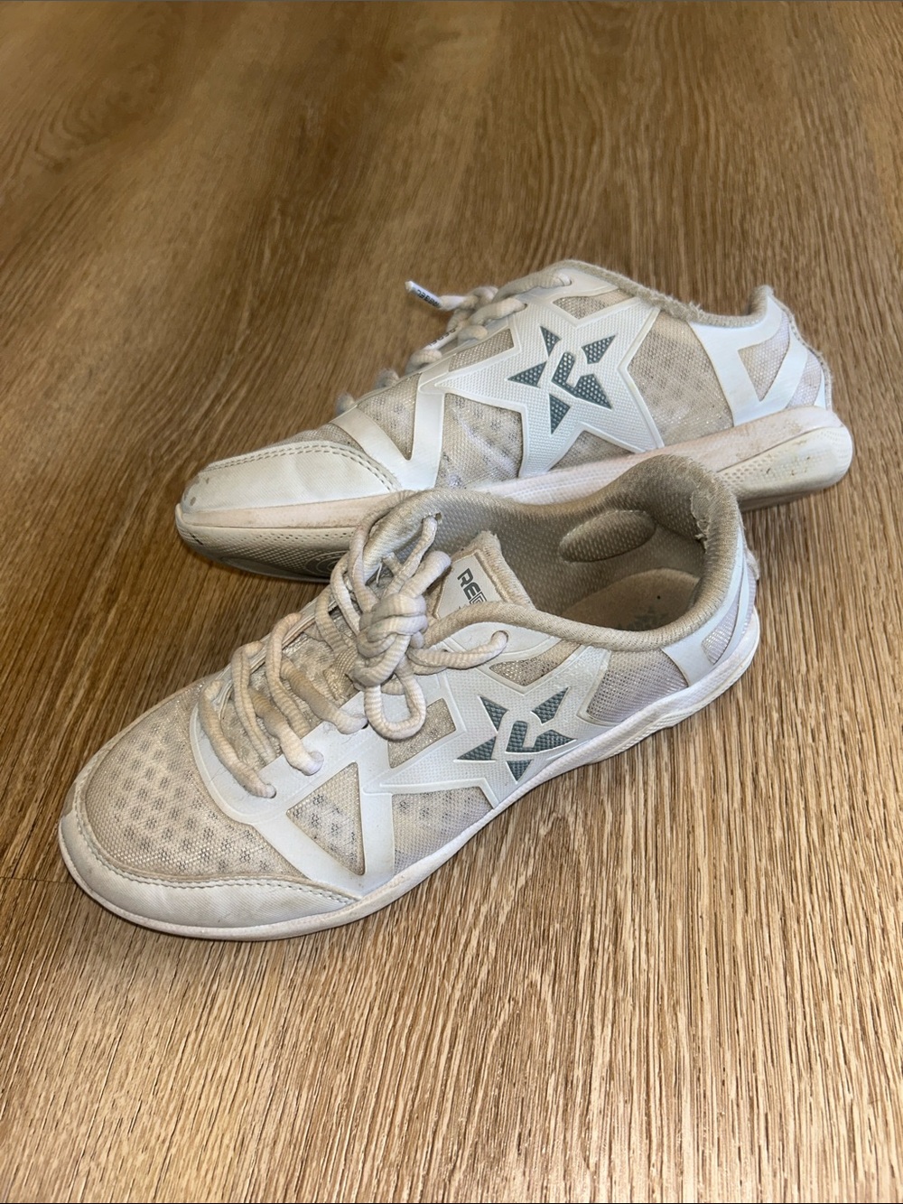 White Rebel Athletic cheer shoes